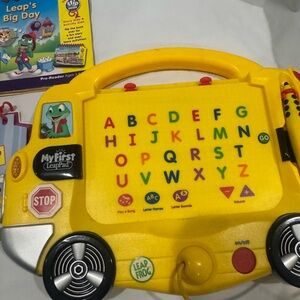 LeapFrog My First LeapPad Alphabet Bus + 2 books